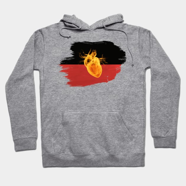 Aboriginal Flag Hoodie by CF.LAB.DESIGN